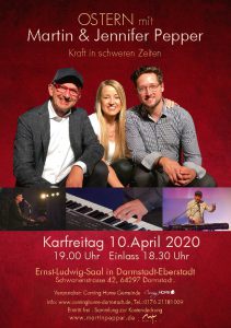 Ostern mit Martin & Jennifer Pepper in Darmstadt (verschoben auf 2021 wegen Corona) - Songwriter ...